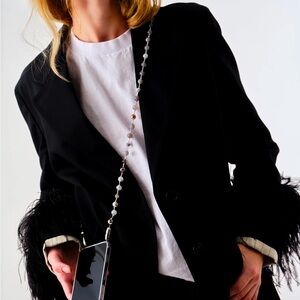 Ossa Gem Crossbody (Grey Agate)